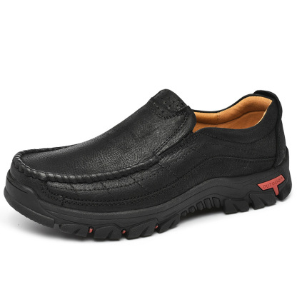 Men's Casual Breathable Leather Loafers