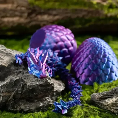 🔥Limited Edition Promotion -49% OFF-🐉3D-Printed Articulated Crystal Dragon