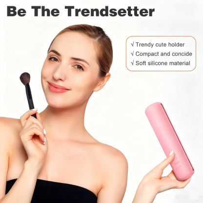 Silicone makeup brush storage bag