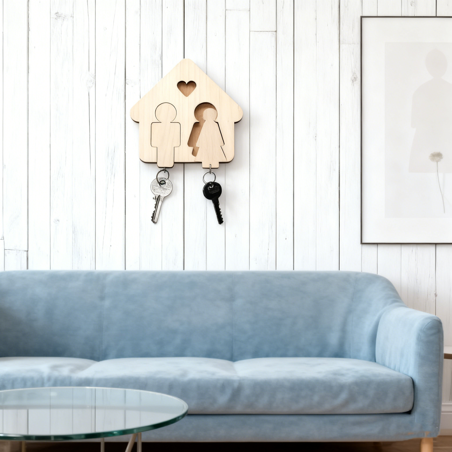 DIY Wooden Keychain Pendant