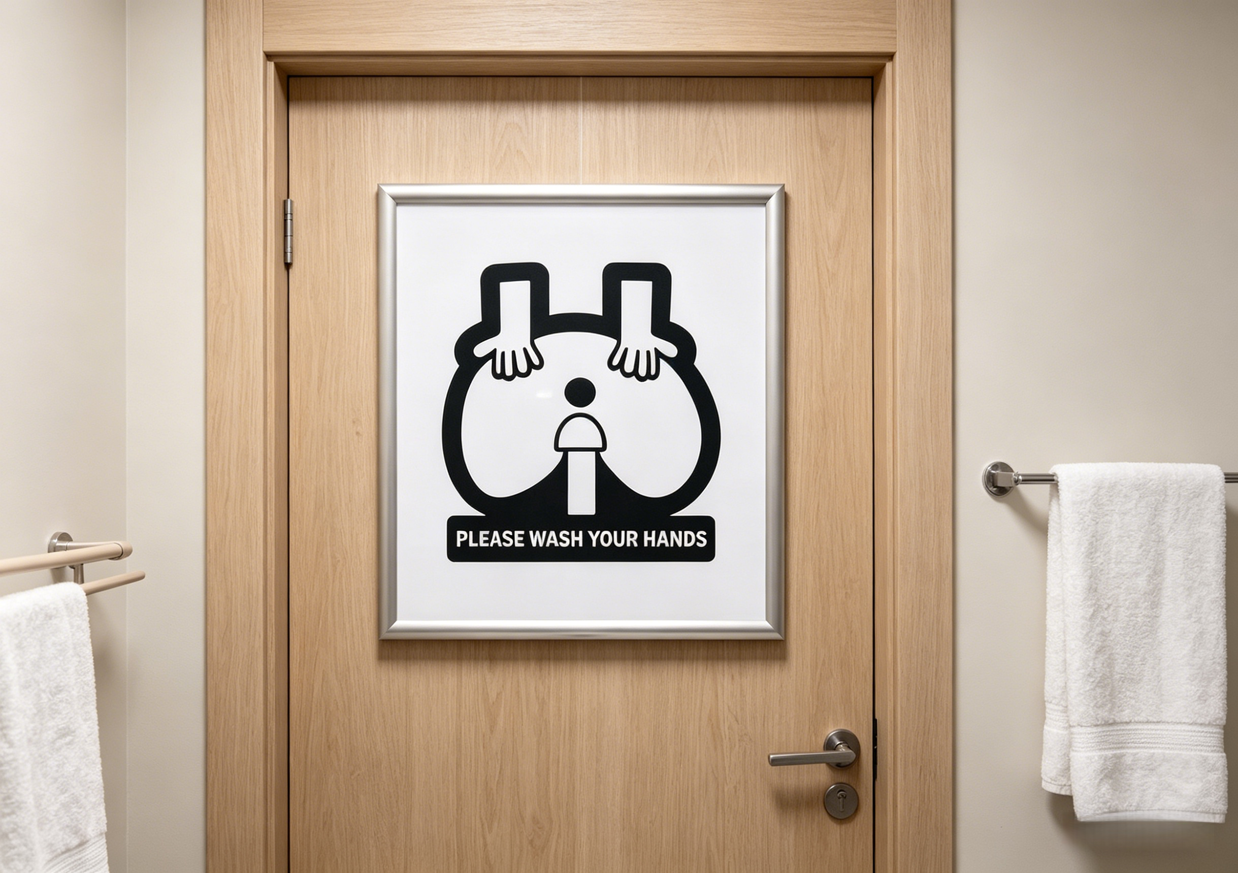Please wash your hands.