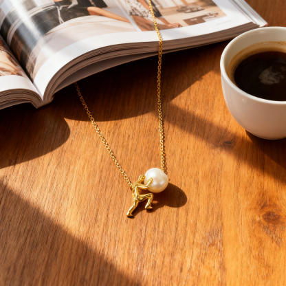 Atlas Pearl Necklace