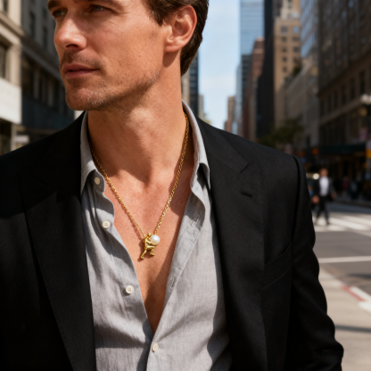 Atlas Pearl Necklace