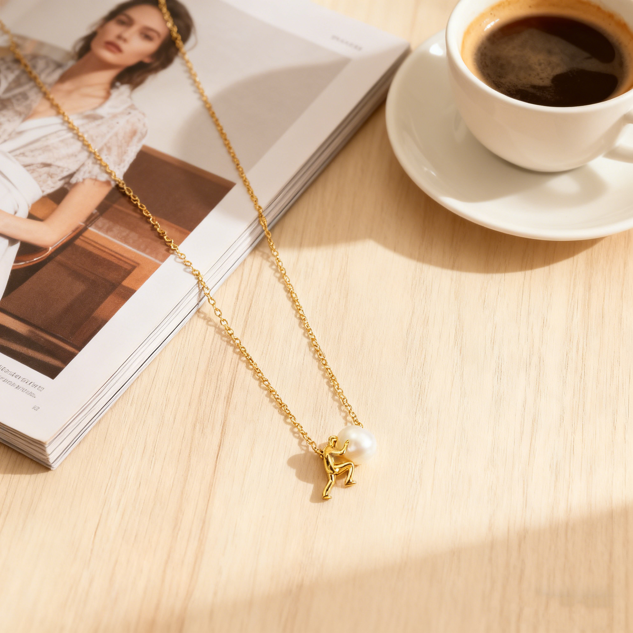 Atlas Pearl Necklace