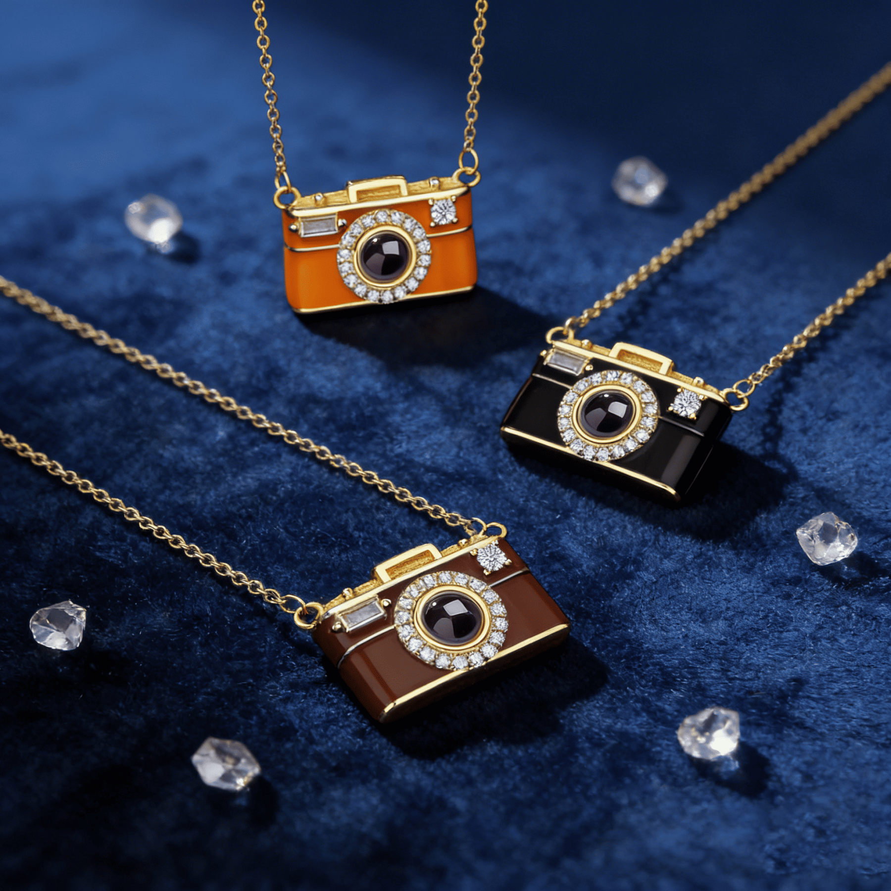 Camera Projection Necklace