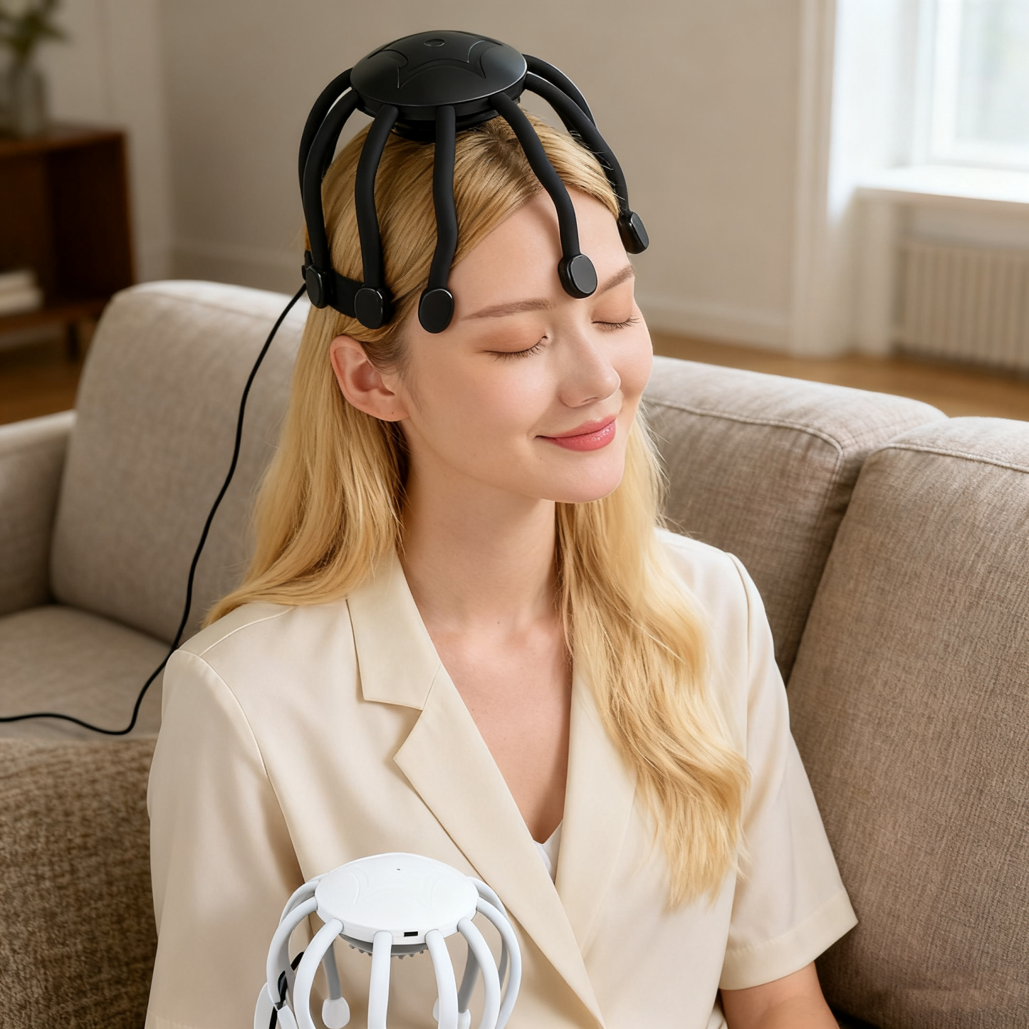 Multi-dimensional head massager