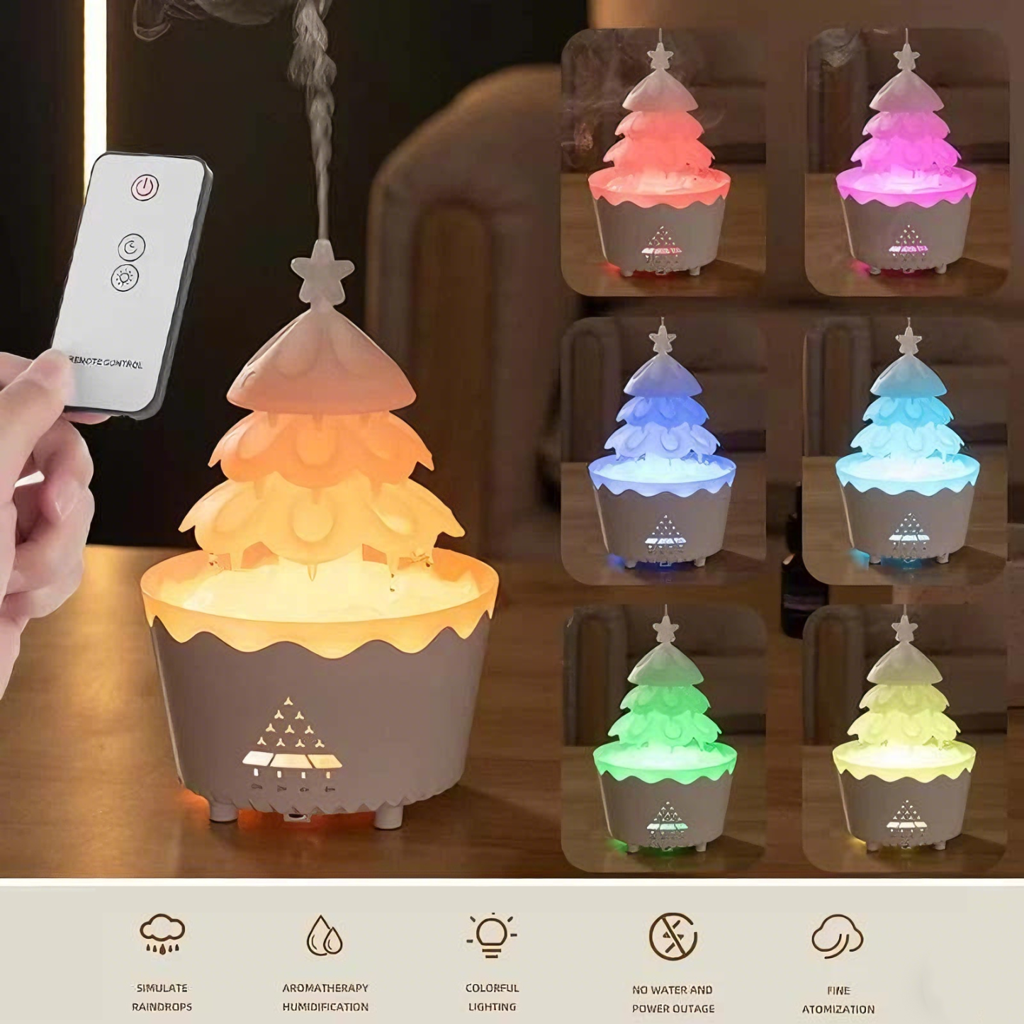 Christmas Lucky Tree Essential Oil Diffuser