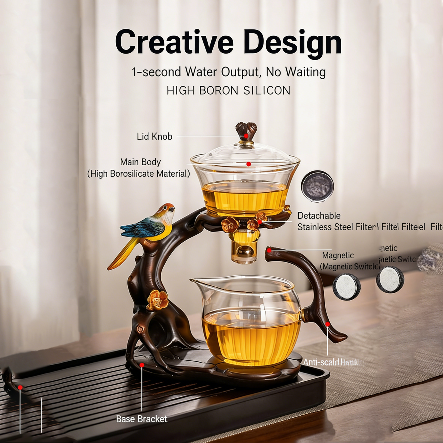 Blossom & Bird Teapot