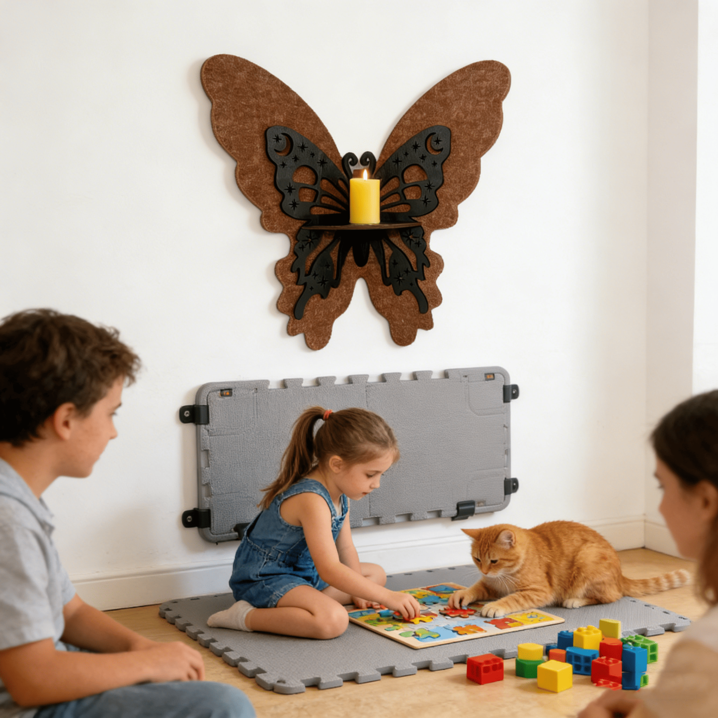 Felt Butterfly Wall Stickers