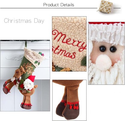 Christmas stocking gift bag