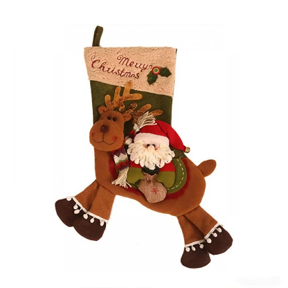 Christmas stocking gift bag