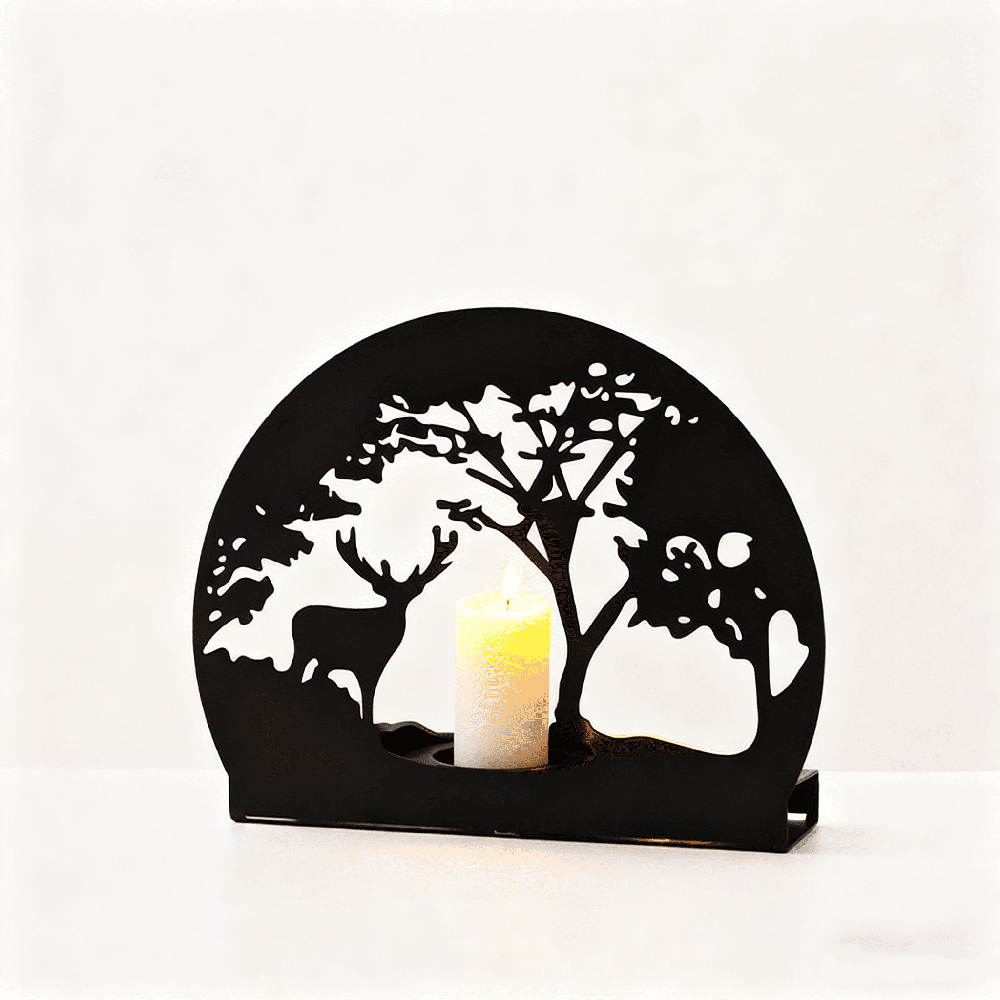 Animal-shaped tea candle holder