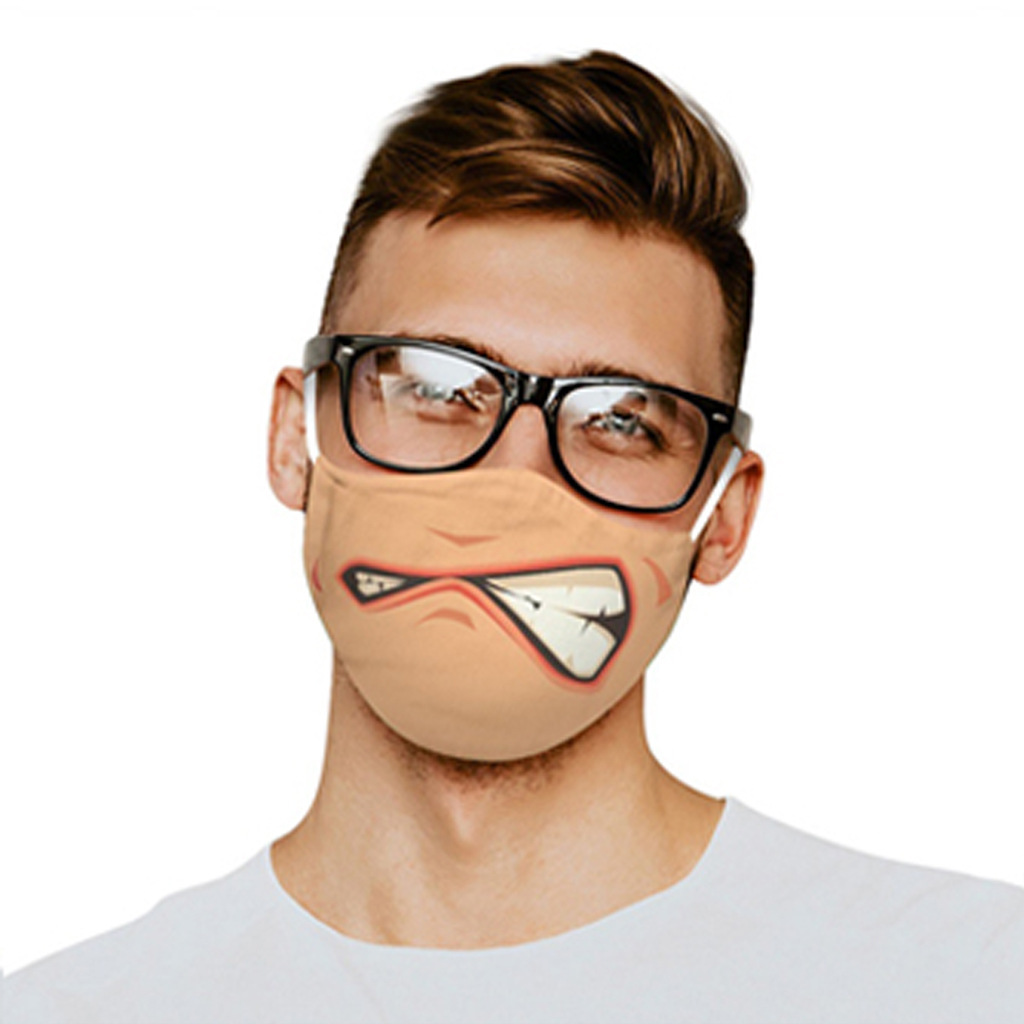 3D cartoon expression mask