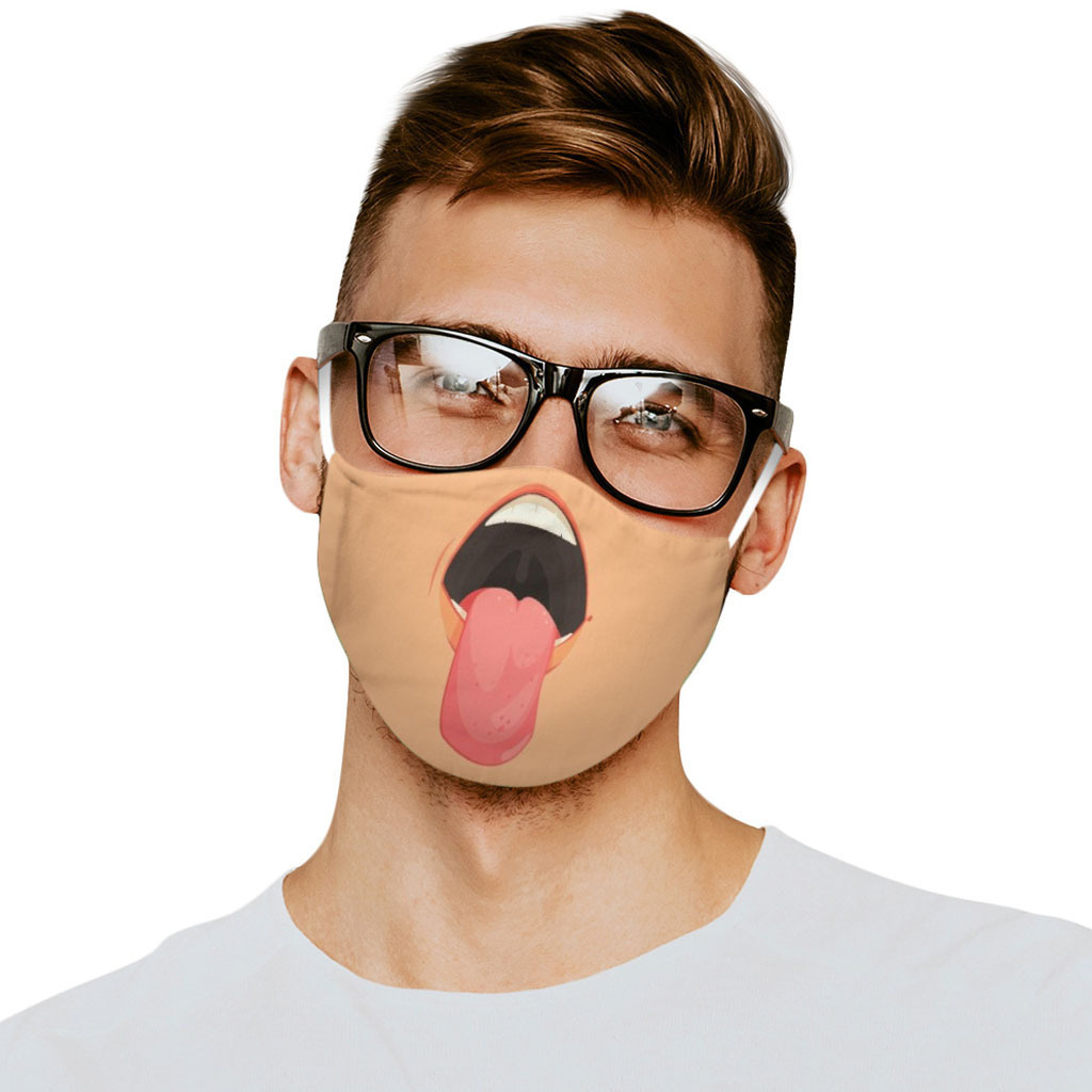 3D cartoon expression mask