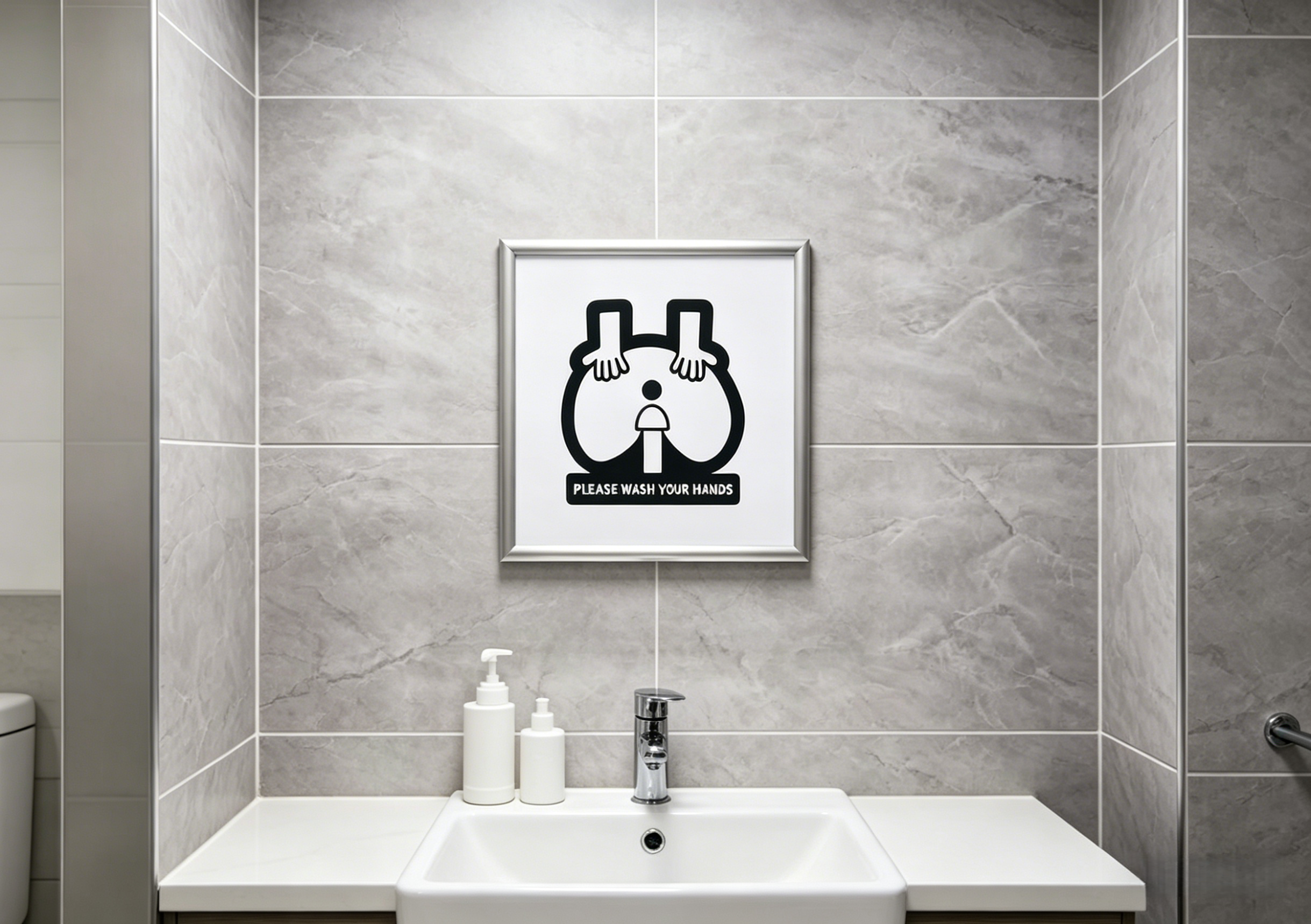 Please wash your hands.