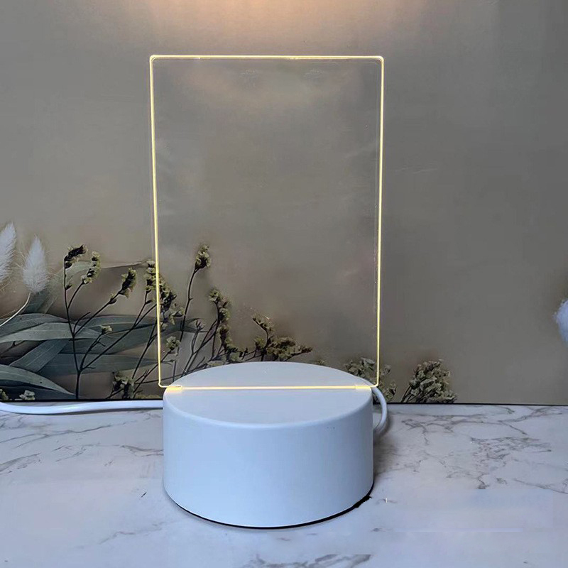 Luminous diary desk lamp