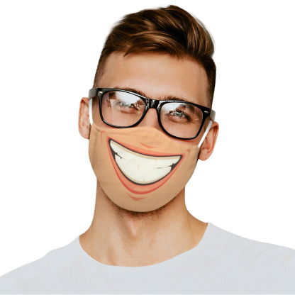 3D cartoon expression mask