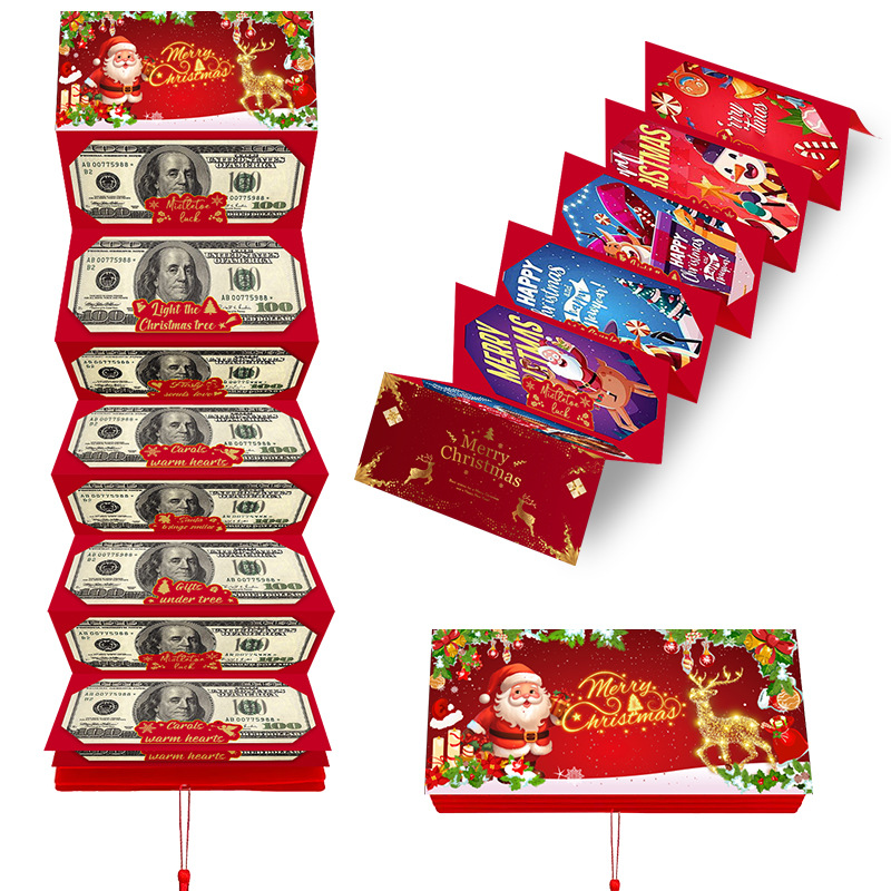 Christmas Banknote Greeting Card