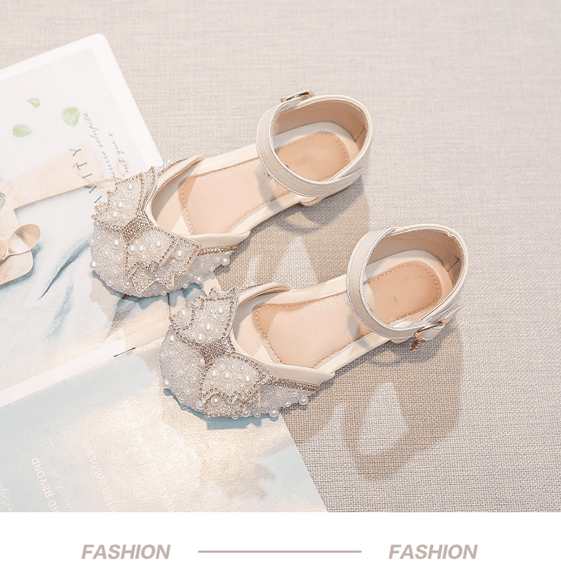 Girls' Princess Crystal Shoes — Summer Style
