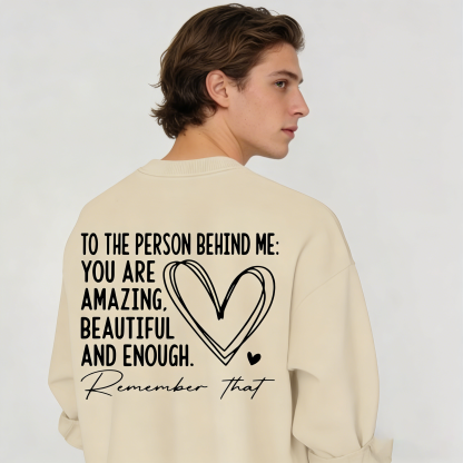 "MATTER" and "You're Awesome" - Crew Neck Sweatshirt
