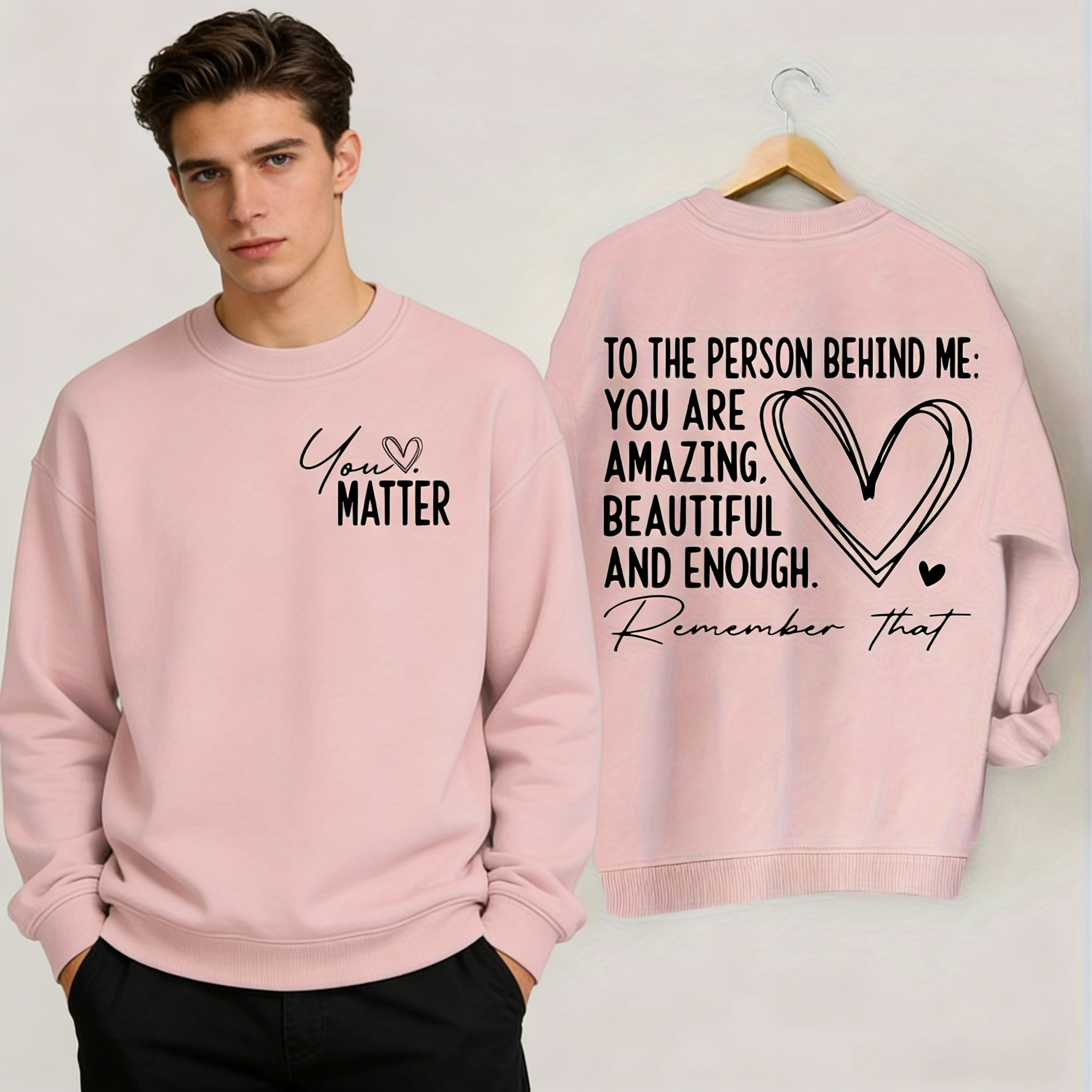 "MATTER" and "You're Awesome" - Crew Neck Sweatshirt