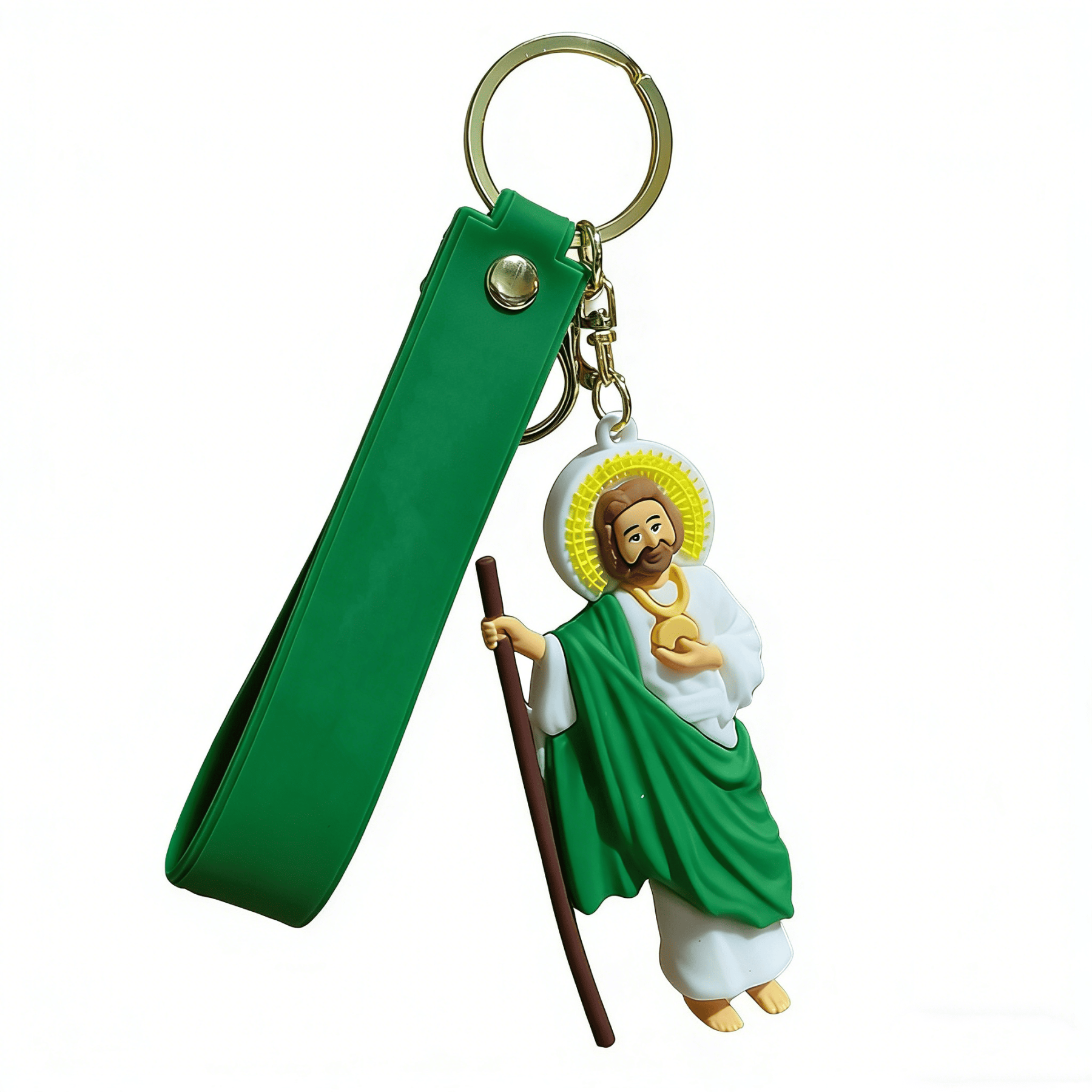 Jesus and Our Lady keychain