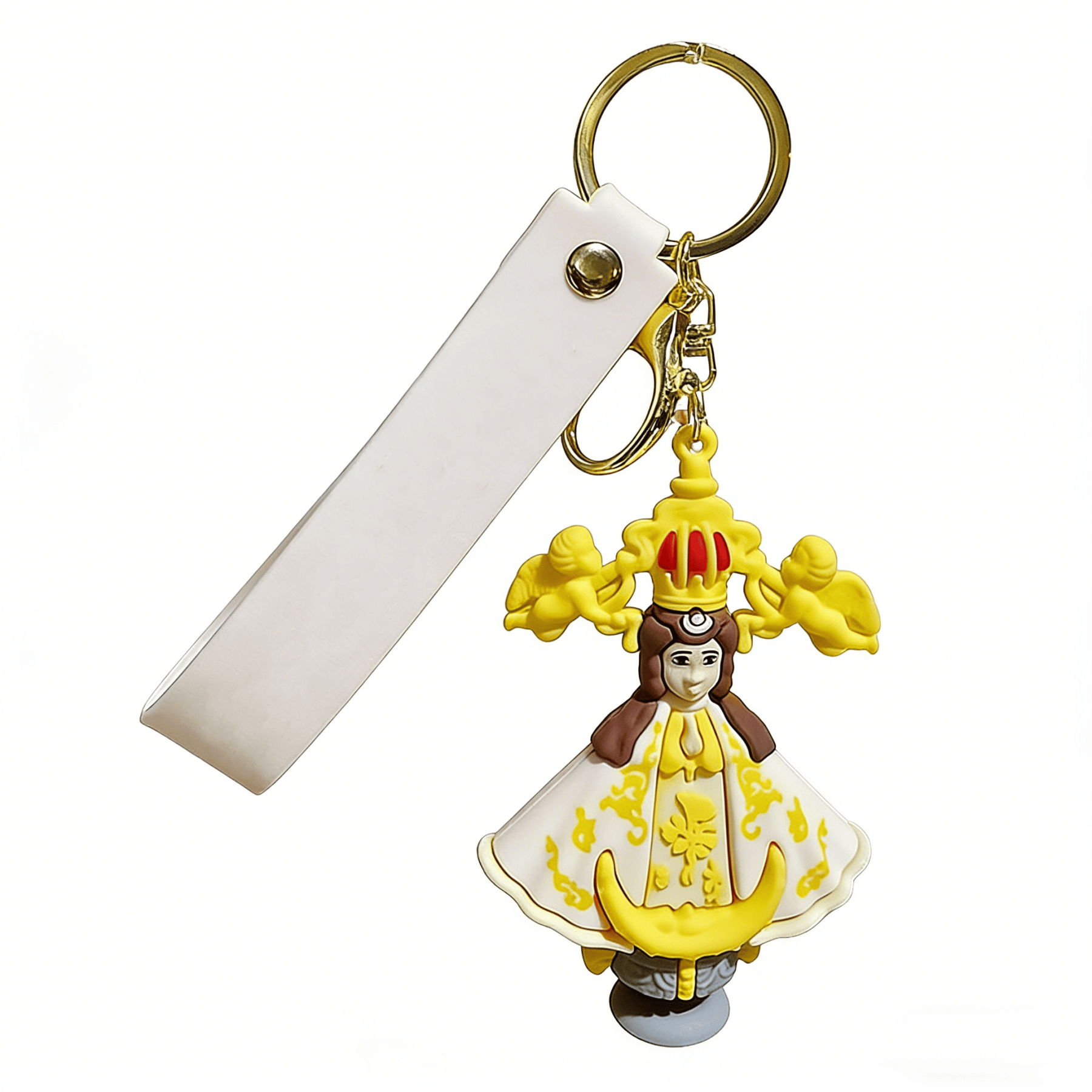 Jesus and Our Lady keychain