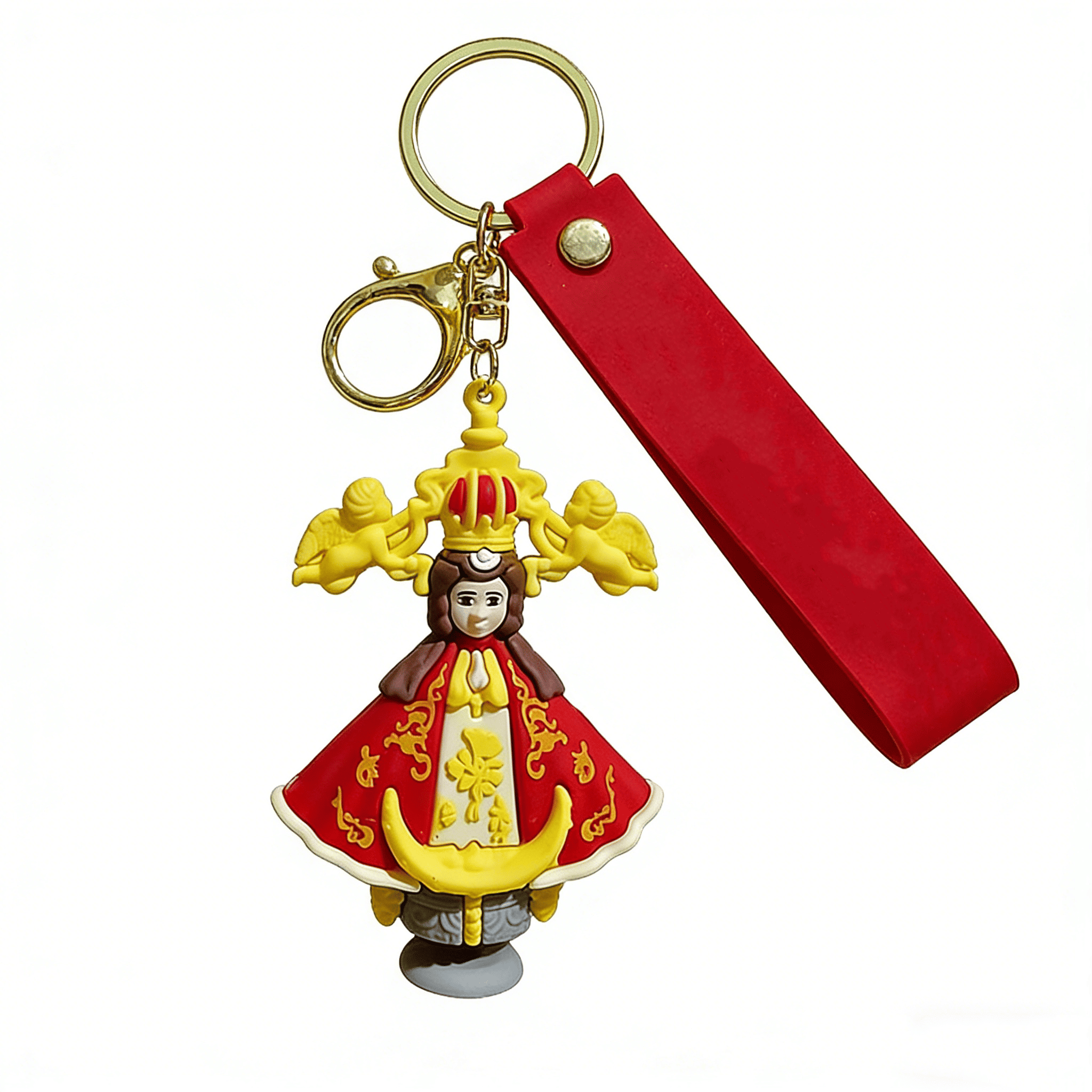 Jesus and Our Lady keychain