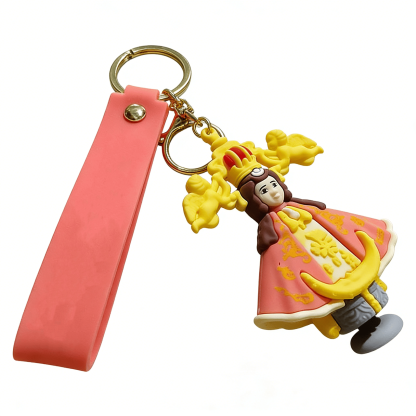 Jesus and Our Lady keychain