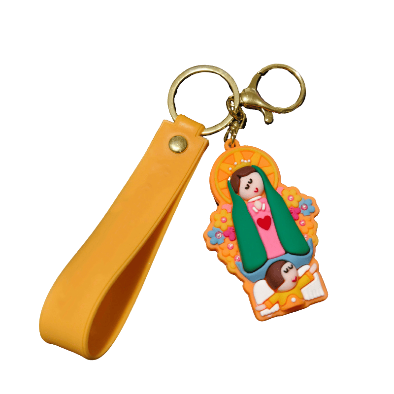 Jesus and Our Lady keychain