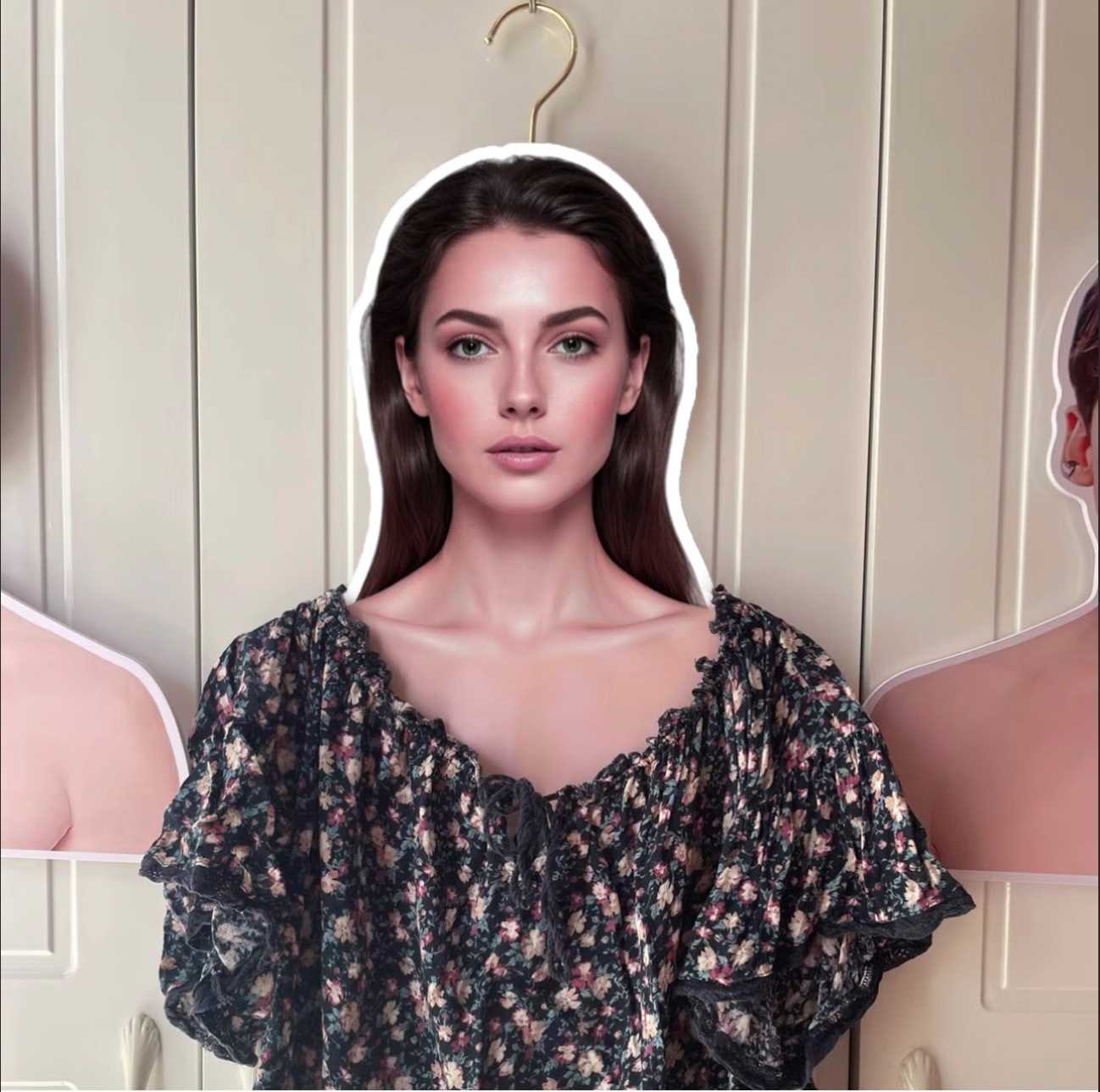 Customized humanoid clothes hanger