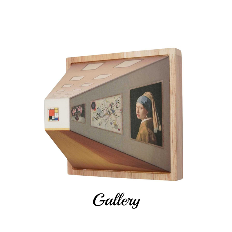 Naked eye 3D vision wall light