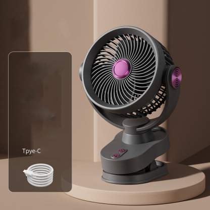 Clip Rechargeable Oscillating Head Fan