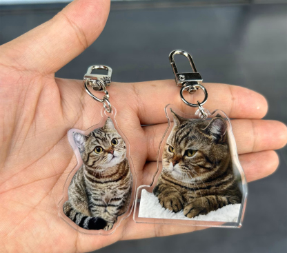 Pet Portrait Keychain