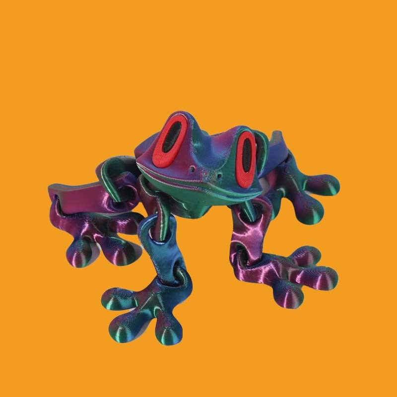 3D Printed Magnetic Frog Fridge Magnet