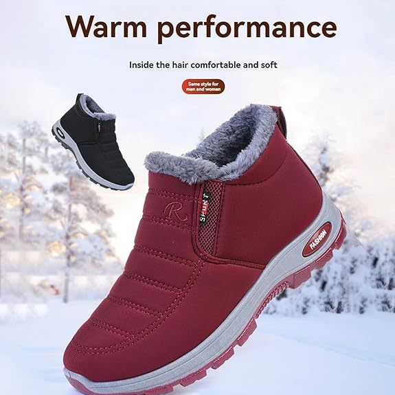 Fleece-lined and Thickened Snow Boots