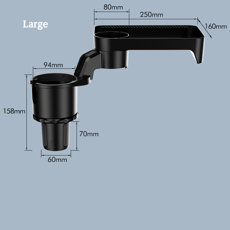 Car cup holder bar stand extender