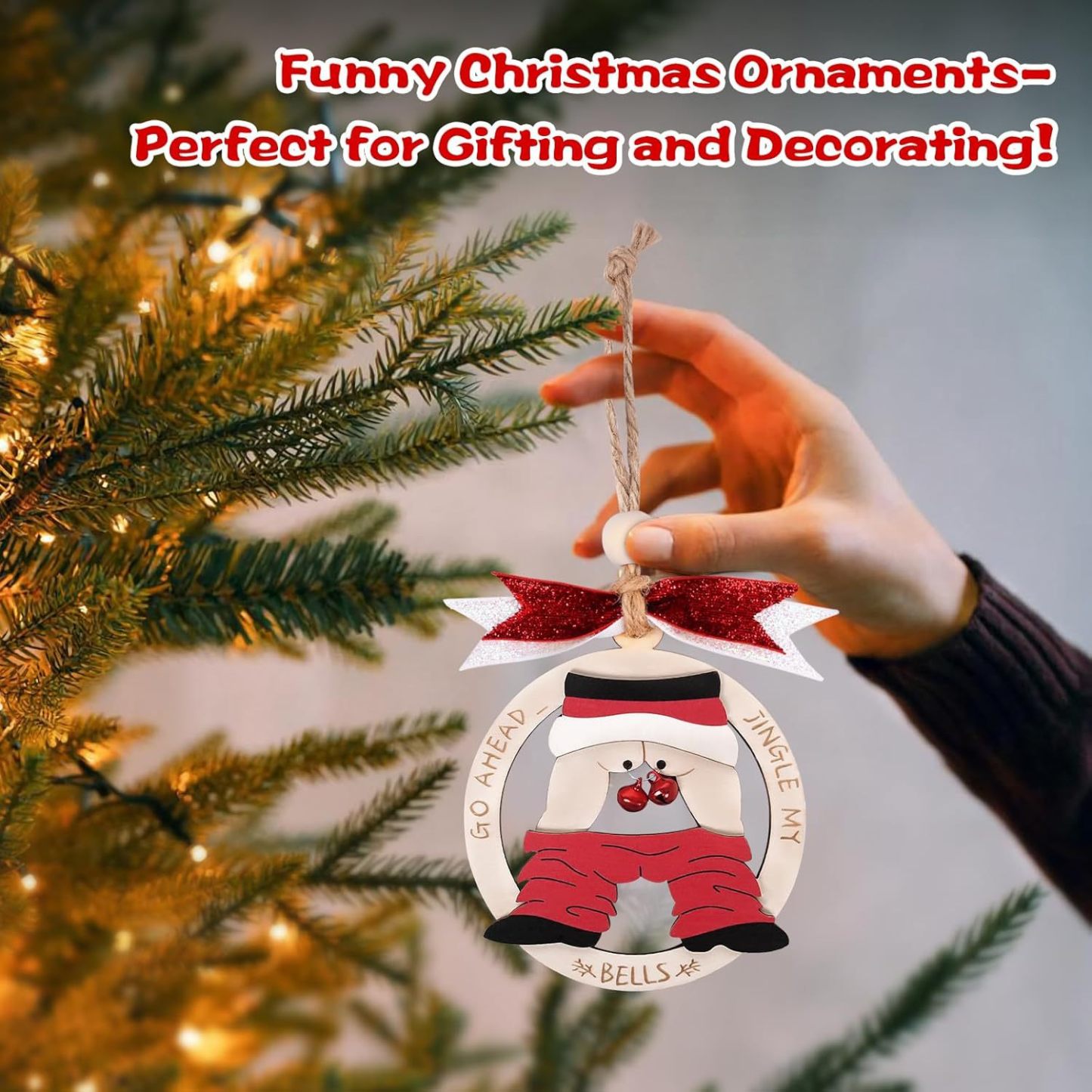 Christmas wooden ornaments