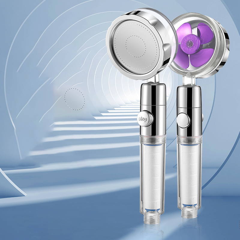 Pressurized and filtered shower head