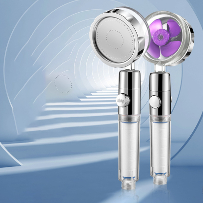 Pressurized and filtered shower head