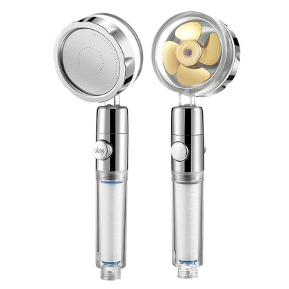Pressurized and filtered shower head
