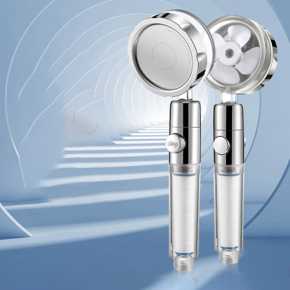 Pressurized and filtered shower head