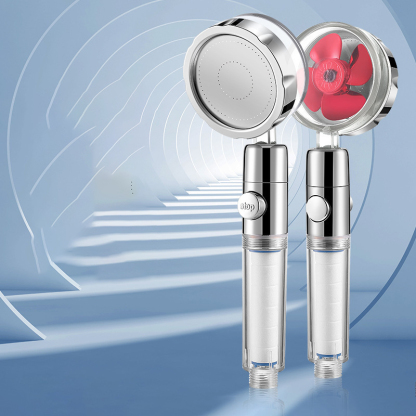 Pressurized and filtered shower head