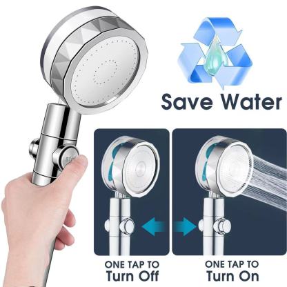 Pressurized and filtered shower head