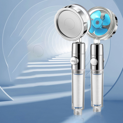 Pressurized and filtered shower head