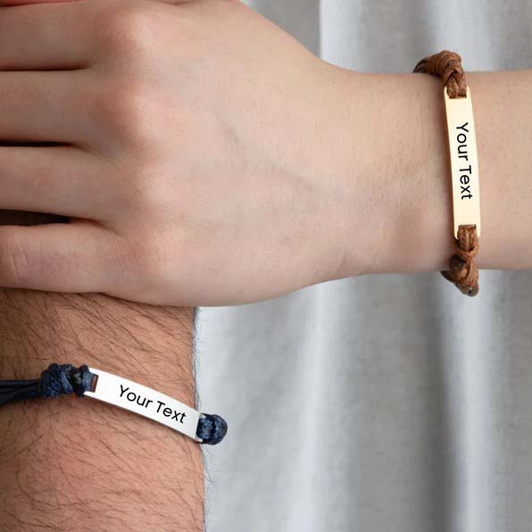 Custom engraved bracelets