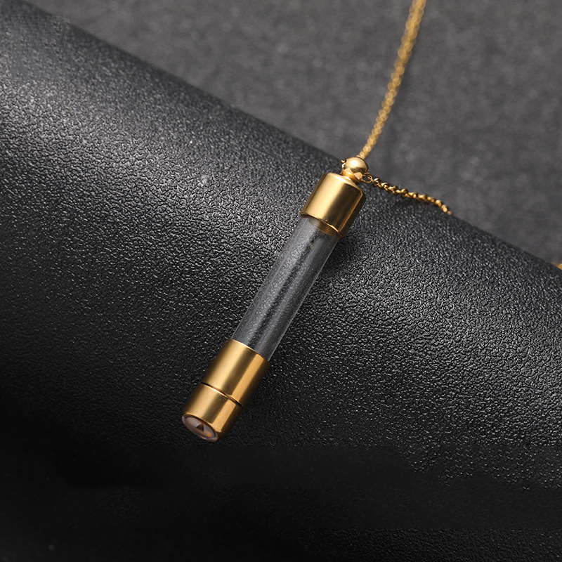 Projection bottle necklace
