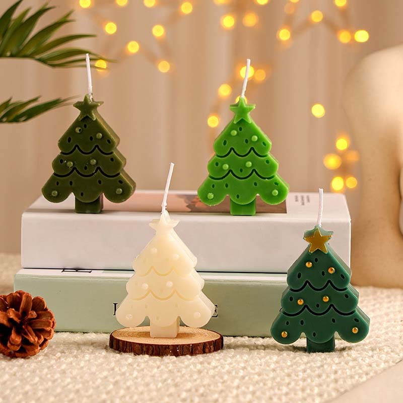 Christmas tree scented candles