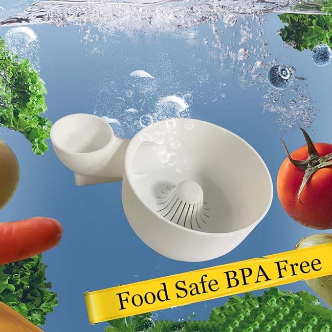 Automatic vegetable and fruit washer basket