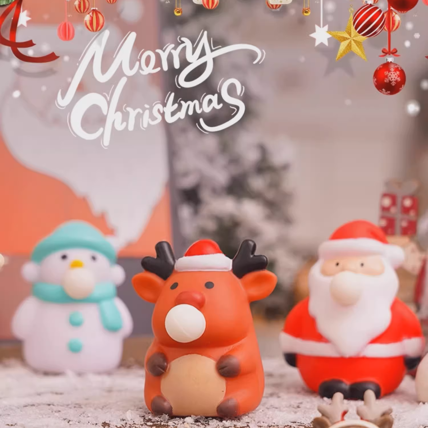 Santa's Bubble Squeezing Fun